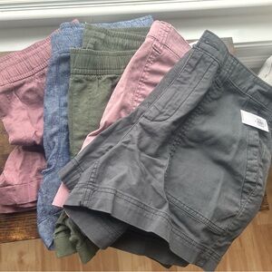 Women's Old Navy Casual Shorts Set - Pink, Blue, Green, Gray